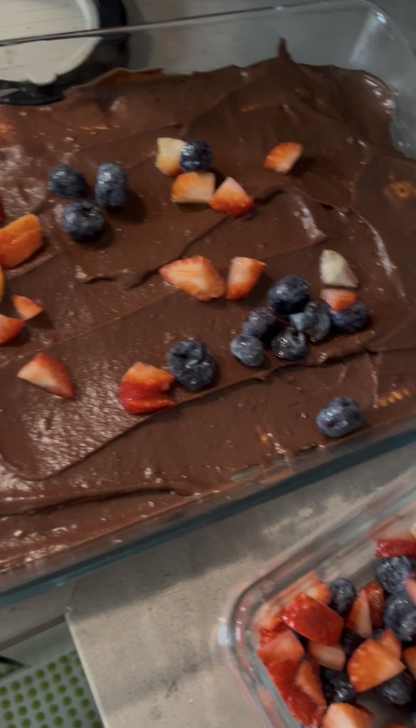 Marquesa de chocolate proteica